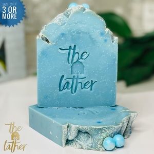 🫐BLUEBERRY GOAT MILK & CREAM EO LATHER BAR